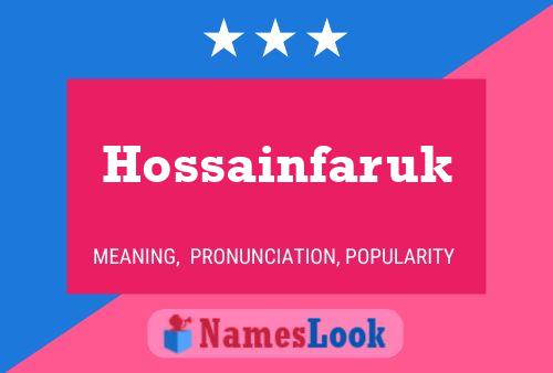 Hossainfaruk 名字海报