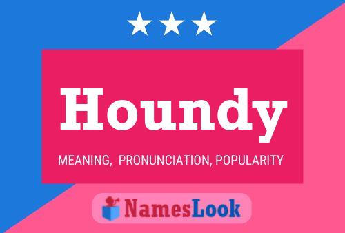 Houndy 名字海报