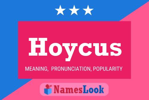 Hoycus 名字海报