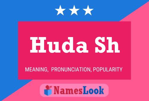 Huda Sh 名字海报