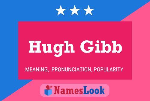 Hugh Gibb 名字海报