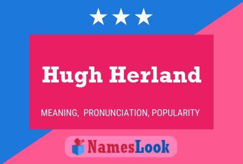 Hugh Herland 名字海报