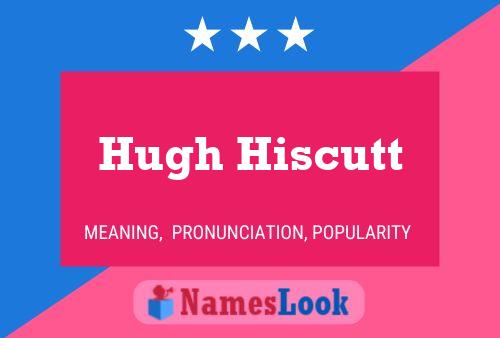 Hugh Hiscutt 名字海报