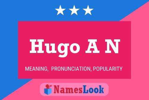 Hugo A N 名字海报