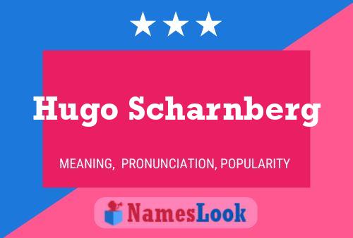 Hugo Scharnberg 名字海报