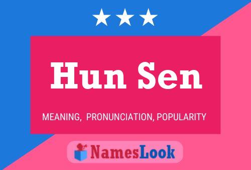 Hun Sen 名字海报