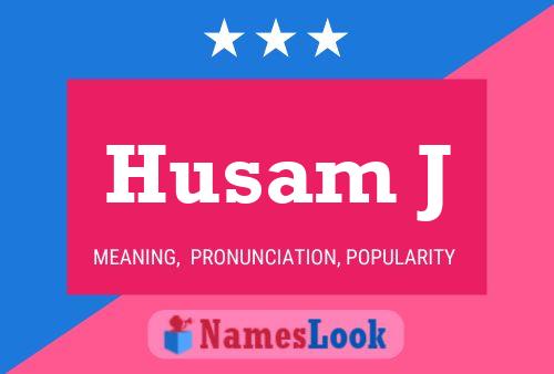 Husam J 名字海报