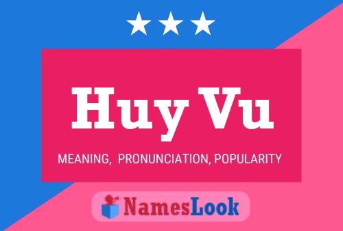 Huy Vu 名字海报