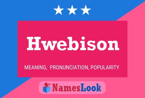 Hwebison 名字海报