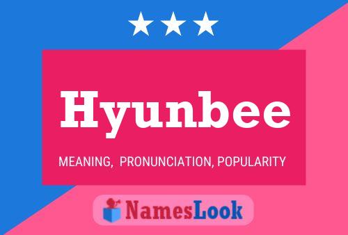 Hyunbee 名字海报