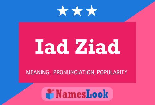 Iad Ziad 名字海报