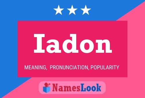 Iadon 名字海报