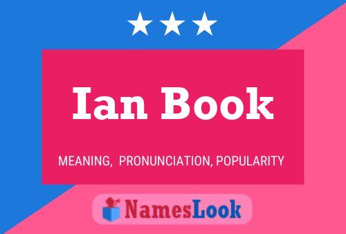 Ian Book 名字海报