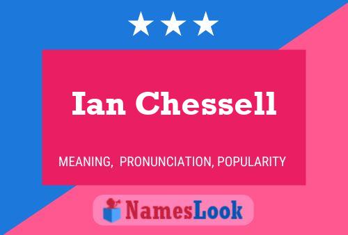 Ian Chessell 名字海报