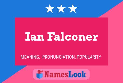 Ian Falconer 名字海报