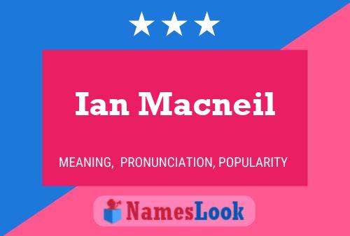 Ian Macneil 名字海报