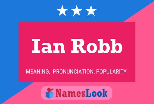 Ian Robb 名字海报