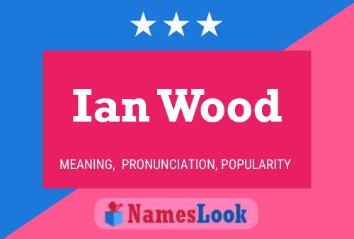 Ian Wood 名字海报