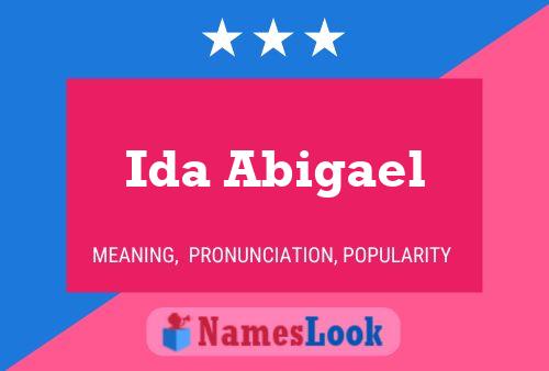 Ida Abigael 名字海报