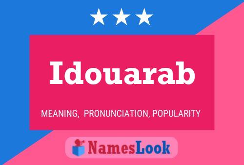 Idouarab 名字海报