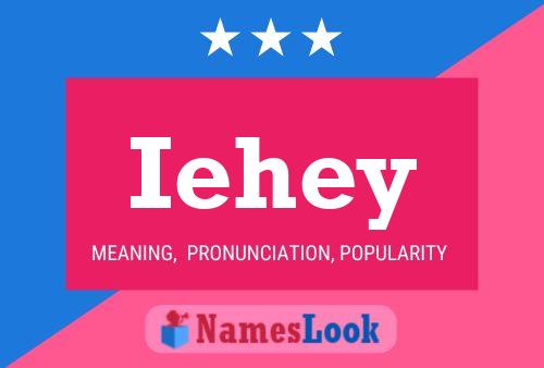 Iehey 名字海报