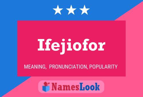 Ifejiofor 名字海报