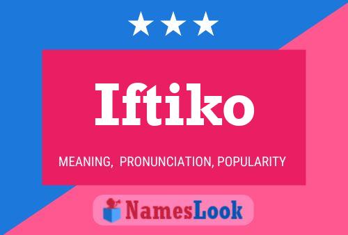 Iftiko 名字海报