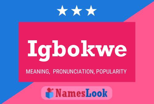 Igbokwe 名字海报