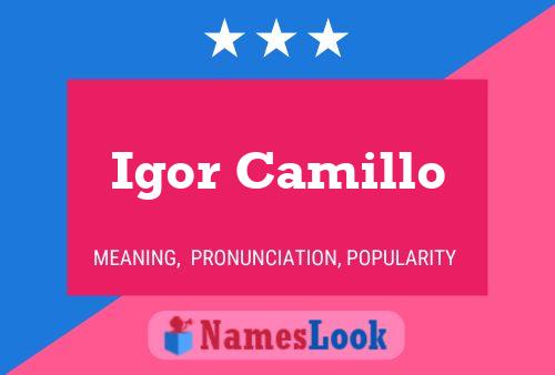 Igor Camillo 名字海报