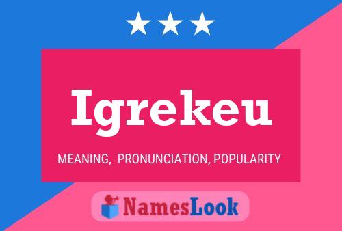 Igrekeu 名字海报