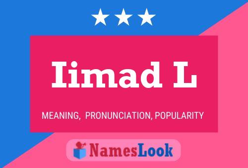 Iimad L 名字海报