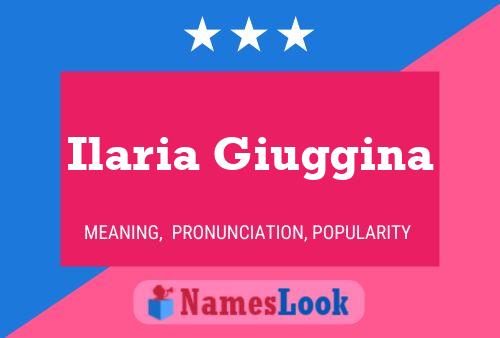 Ilaria Giuggina 名字海报