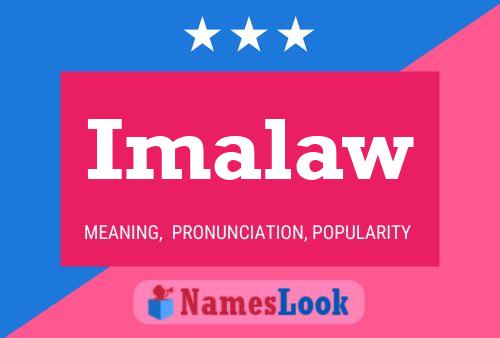 Imalaw 名字海报