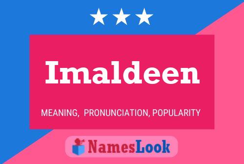 Imaldeen 名字海报