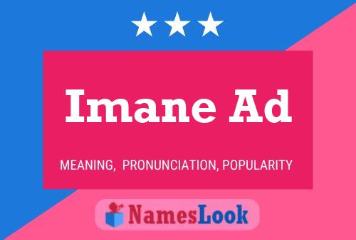 Imane Ad 名字海报