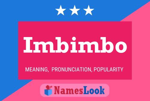 Imbimbo 名字海报