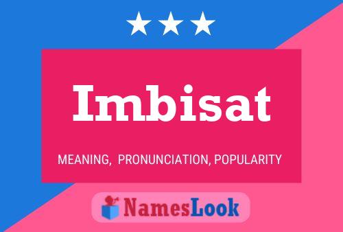 Imbisat 名字海报