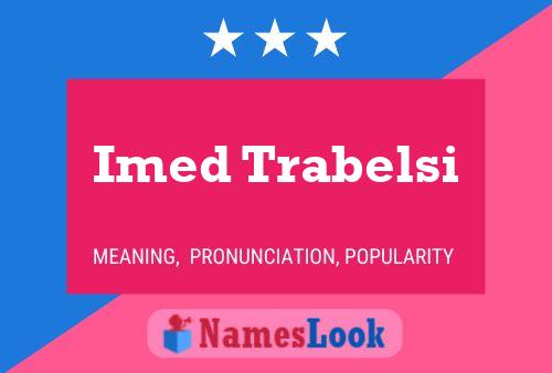 Imed Trabelsi 名字海报