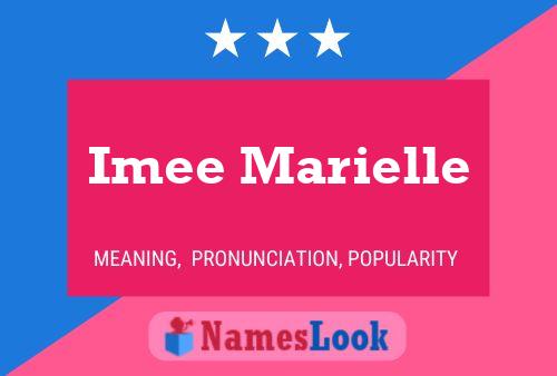 Imee Marielle 名字海报