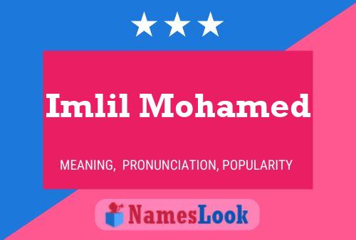 Imlil Mohamed 名字海报