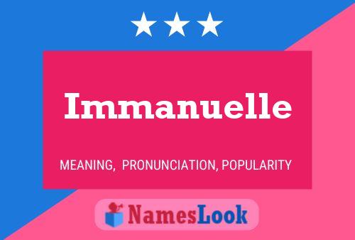 Immanuelle 名字海报