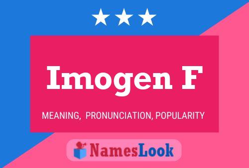 Imogen F 名字海报