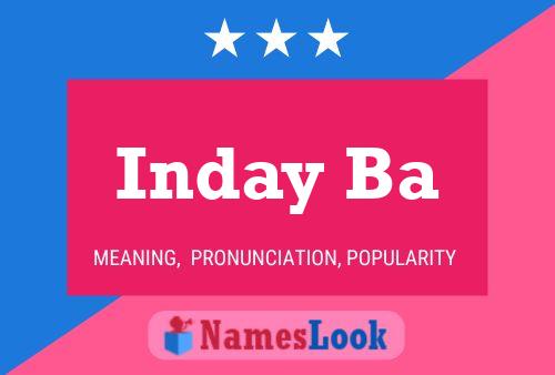 Inday Ba 名字海报