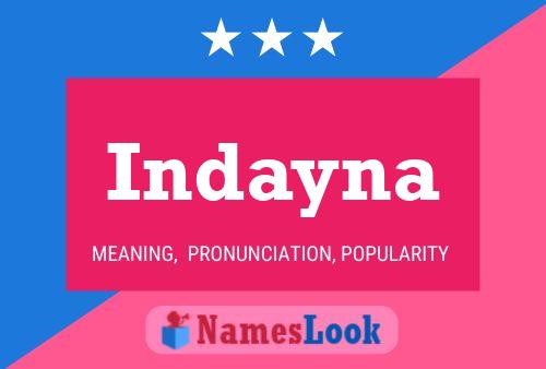 Indayna 名字海报