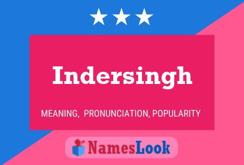 Indersingh 名字海报