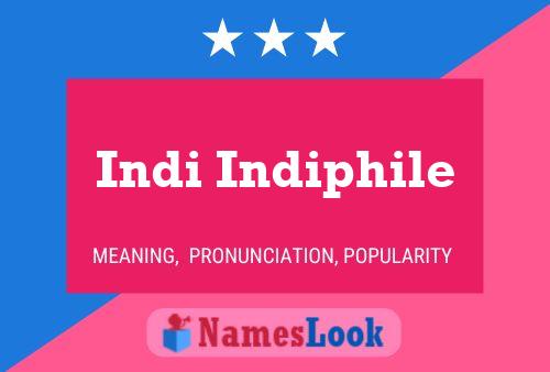 Indi Indiphile 名字海报