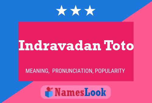 Indravadan Toto 名字海报