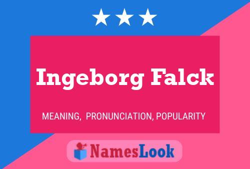 Ingeborg Falck 名字海报