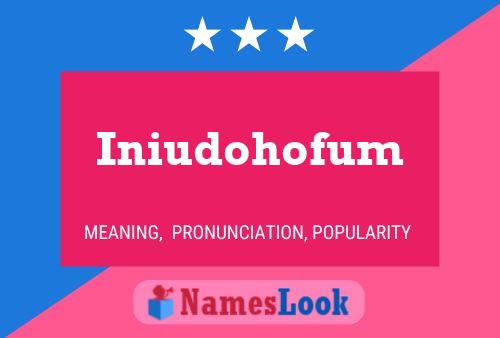 Iniudohofum 名字海报