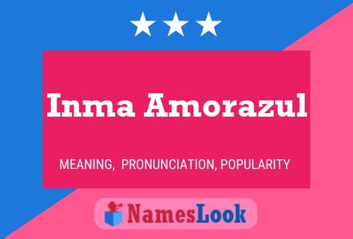 Inma Amorazul 名字海报